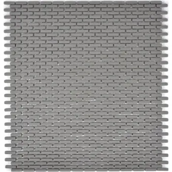 Skleněná mozaika WzorcowniaStudio 27,5 x 29,7 cm, odstíny šedé a stříbrné