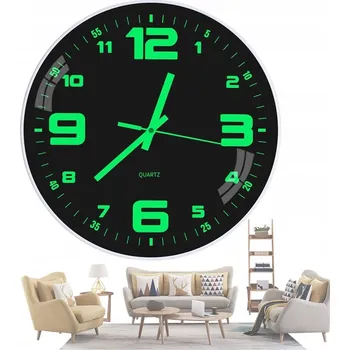 Hodiny Nástěnné hodiny Bedee černé 30 cm