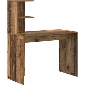 Psací stůl Obdélníkový psací stůl VidaXL 102 x 50 x 124 cm dřevo retro