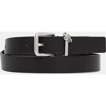 Opasek Kožený pásek HUGO Palm-charm_Sz25 50563533 černá 99X, vel. 95