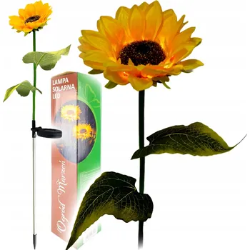 Venkovní osvětlení Solární lampa zapichovací SLUNEČNICE LED lampička květina SOLÁRNÍ KVĚTINY SOLAR