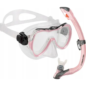 Potápěčská maska Potápěčský set Aqua Speed Set Enzo + Evo, barva 03 Mesh Bag růžová (růžový)
