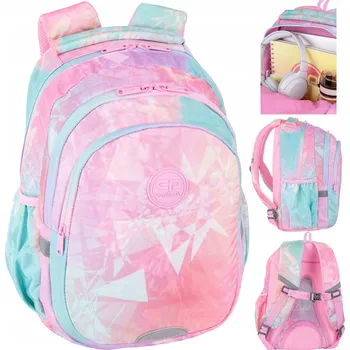 Školní batoh Vícekomorový Školní batoh CoolPack fialový, růžový, vícebarevný 19 l