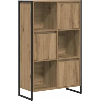 Knihovna Knihovna Umělecký dub 68 x 30 x 108.5 cm kompozitní dřevo