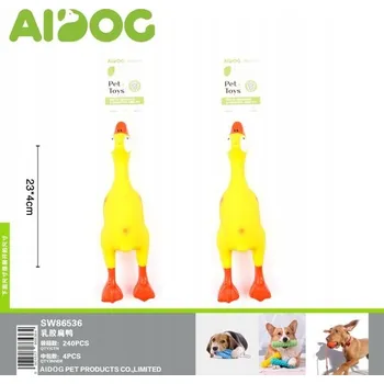 Hračka pro psa Gumová hračka pro psy - Žlutá Gumová Kachna