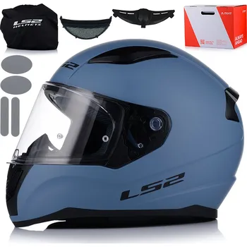 Helma na motorku Přilba LS2 FF353 Rapid II Solid M. Misty Blue S