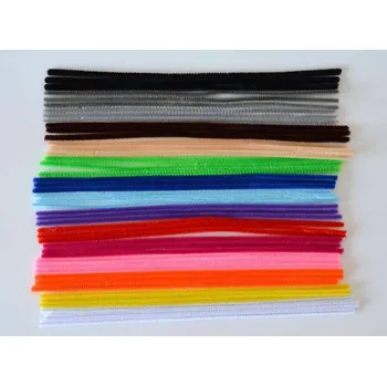 Galanterie Chlupaté barevné drátky SVĚTLE RŮŽOVÉ