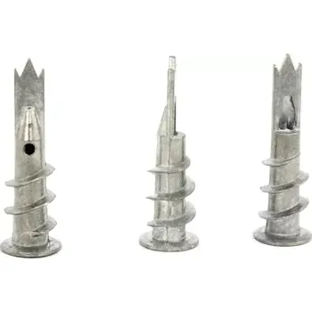 Hmoždinka Turbo hmoždinka do sádrokartonu, 13x32mm, samovrtná, zinková slitina