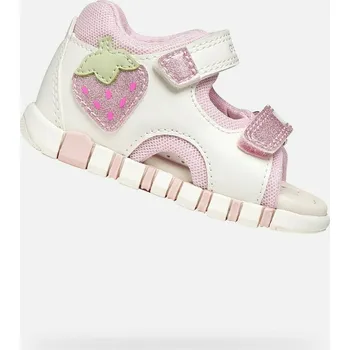Dívčí tenisky Geox Dívčí Bílé dívčí sandály pro první kroky Geox Sandal Iupidoo Bílá 24 (3006591)