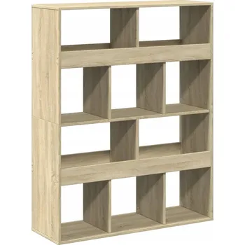 Knihovna Regál, dub sonoma, 100x33x125,5 cm, dřevotříska