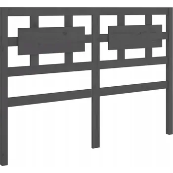 VidaXL Čelo postele, šedé, 205,5x4x100 cm,