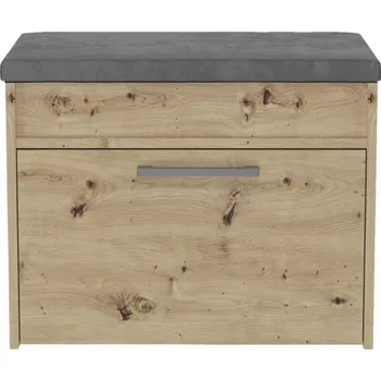 Botník Botník s sedátkem TopEshop 60 x 49 x 35 cm dub artisan