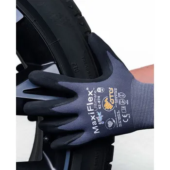 Pracovní rukavice ATG Rukavice ATG MaxiFlex Ultimate 42-874 AD-APT, máčené A3112/V1/10 10 pro výdejní automaty Šedá odstíny