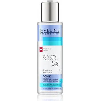 Přípravek na čištění pleti a oči Pleťové tonikum Eveline Cosmetics 5% AHA pro problematickou pleť 110 ml