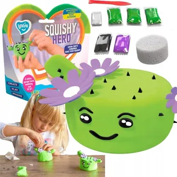 Obraz SADA LEHKÉ MODELÍNY SQUISHY Cactusita 6 BAREV