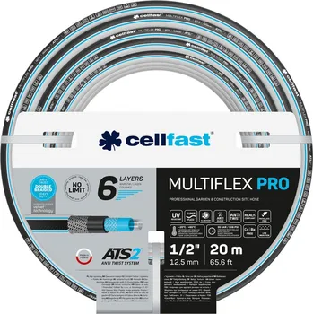 Zavlažování CELLFAST MULTIFLEX PRO ATS2 1/2" zahradní hadice 20 m 6vrstvá