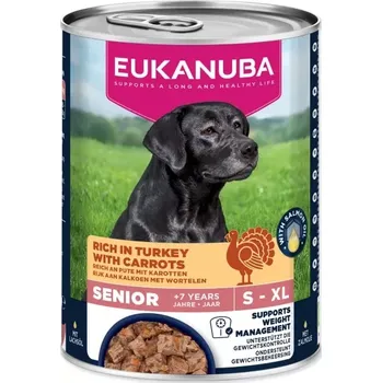 Eukanuba Senior bohatá na krůtí s mrkví 400g
