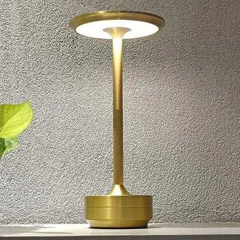 Lampička Akumulátorová Noční Lampa LED, Bezdrátová Stolní Lampa do Ložnice