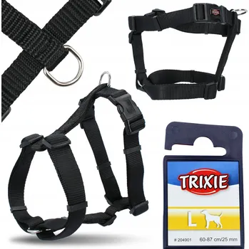 Postroj pro psa Trixie PREMIUM postroj pro psa L; Černý TX-204901