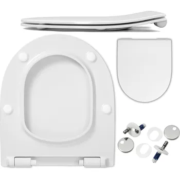 WC sedátko Sedátko na WC Goodhome Cavally, bílé, duroplast