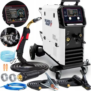 Svářečka Svářečka MIG/MAG, MMA, TIG poloautomat SKANDI KRAFT 40-280 A 400 V