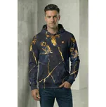 UTOPY Pánská Dámská sportovní mikina Dark Gold fullprint Velikost: M