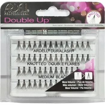 Umělé řasy Řasy v trsech Ardell Double Up Medium Black 56 Ks.