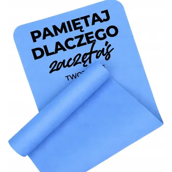 podložka na cvičení PODLOŽKA NA CVIČENÍ MODRÁ FITNESS JÓGA PAMATUJ, PROČ JSI ZAČALA Jméno Vz