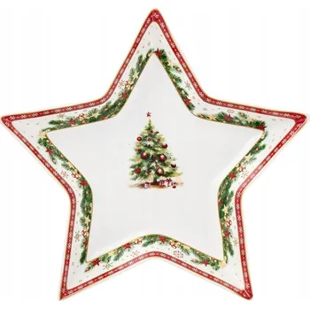 Vánoční mísa Villa Italia Christmas Tree oválná 35,5 cm porcelánová