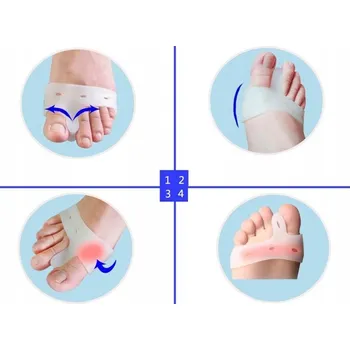 Gelová bandáž na hallux s klínem MARATON 440