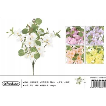 umělá květina Umělá Květina Malá Kytice 30CM Bílá