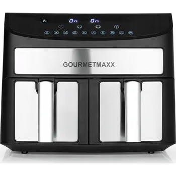 fritéza Horkovzdušná fritéza Gourmetmaxx frytkownica na gorące powietrze dwukomorowa 2400 W 7 l