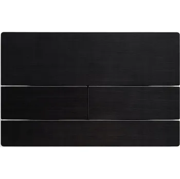 Splachovací tlačítko Splachovací tlačítko OCELOVÉ T2 černé matné pro WC GEBERIT DUOFIX UP100 DELTA