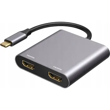 USB hub USB-C HUB ADAPTÉR PŘEVODNÍK 2x HDMI 4k