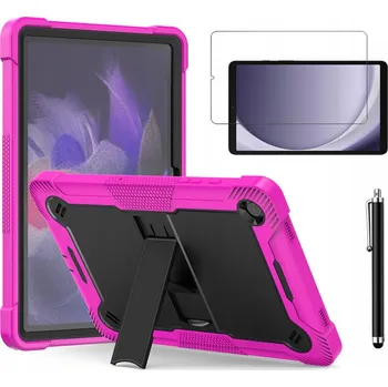 Pouzdro na tablet POUZDRO PANCERNY ARMOR + SKLO + DOTYKOVÉ PERO pro Samsung Galaxy Tab A9 8,7"