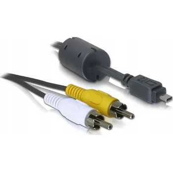 Audio kabel Kabel 2x RCA - 8-Pin Delock 82381 pro Nikon 2m