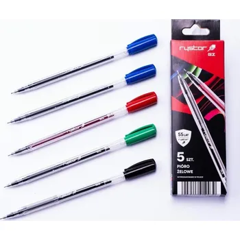 Gelová propiska vícebarevné Rystor