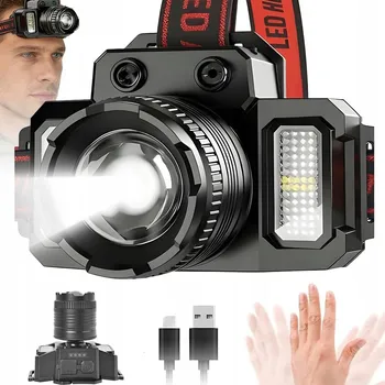 IP kamera ČELOVKA ZOOM ČELOVÁ SVÍTILNA 5 REŽIMŮ PRO TURISTIKU A KEMPOVÁNÍ