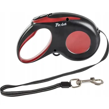 Vodítko pro psa Vodítko automatické s blokací pro psa, silné, odolný popruh, dlouhé 5 m, do 15 kg