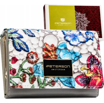 Peněženka Peterson peněženka z pravé kůže, vícebarevná - dámská