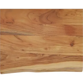 police Dřevěná nástěnná police z akácie 40 x 30 x 3,8 cm s přírodním povrchem