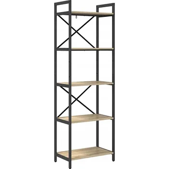 Knihovna Police na knihy Dub Sonoma 56 x 34 x 171 cm