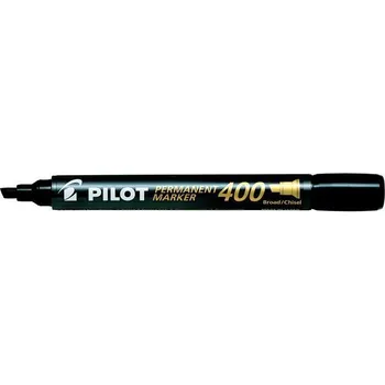 PILOT Permanentní popisovač "Permanent Marker 400", černá, 1,5-4 mm, klínový hrot