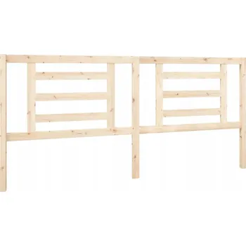 Čelo postele, 206 x 4 x 100 cm, masivní borovicové dřevo
