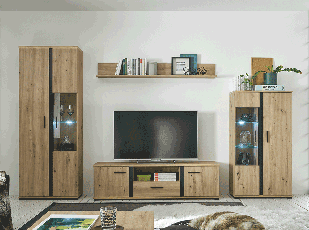 Tempo Kondela Kanode 0000303774 dub artisan/černá od 17 490 Kč - Zbozi.cz