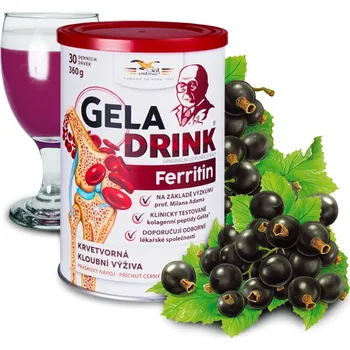 Sport Orling Geladrink Ferritin černý rybíz 360 g 