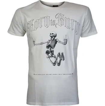 Pánská móda Yakuza Premium Pánské tričko YPS-3814 - bílé - 3814_WHT Velikosti: XL