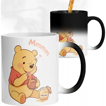 MAGICKÝ HRNEK medvídek Pú PRO DĚTI HRNKY + DÁREK TEXT