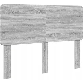 Čelo postele s čelo Šedá Sonoma 140 cm Kompozitní dřevo