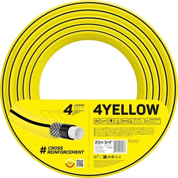 Zahradní hadice CELLFAST 4YELLOW zahradní hadice 10-520 3/4" 20 m čtyřvrstvá